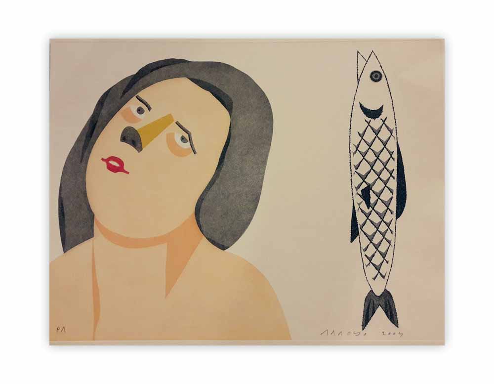 Obras de Eduardo Arroyo - Cleopatra 